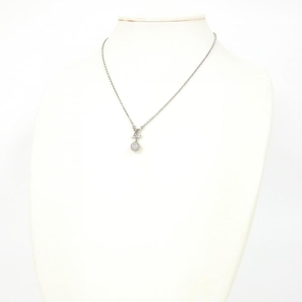 LOUIS VUITTON Silver Necklace - Picture 5 of 5